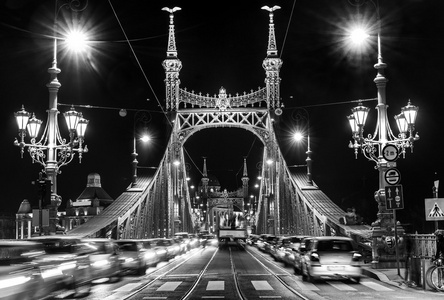自由的桥梁，在匈牙利首都布达佩斯
