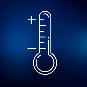 温度温度计图标