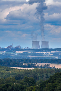 在捷克共和国欧洲核发电厂梅林