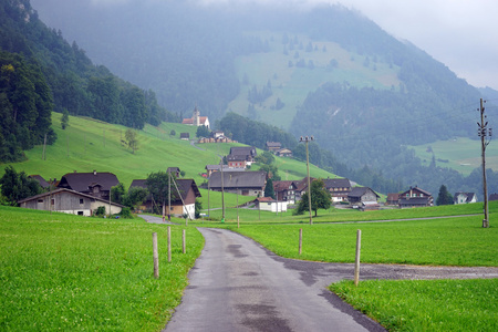 瑞士的小村庄图片