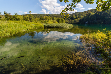 十六 lakees 国家公园，克罗地亚的性质