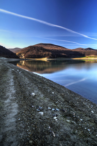 美丽的风景，与池塘