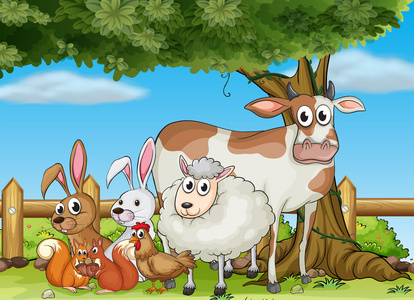 兔子跟羊的图片图片