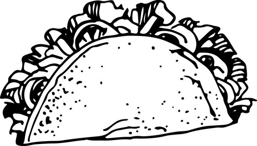 墨西哥卷饼涂鸦图片