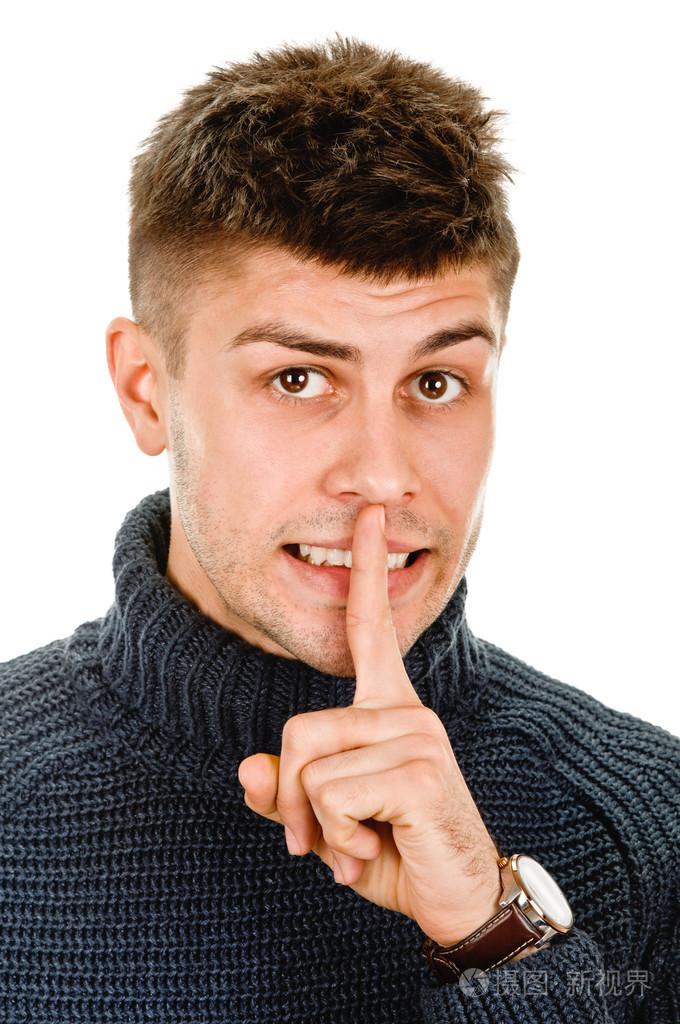 男人的沉默的迹象