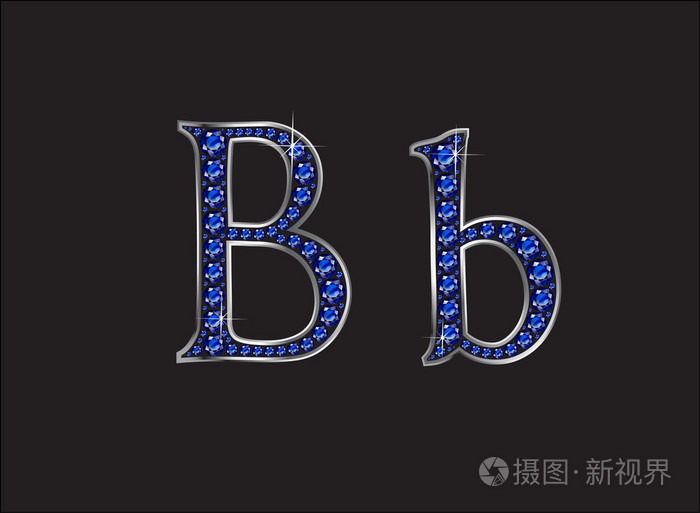 bb蓝宝石宝石字体带银电视频道