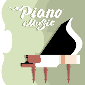钢琴系列音乐海报元素图片