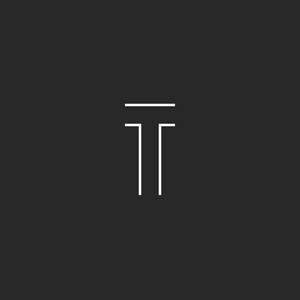 T 字母 logo 标志