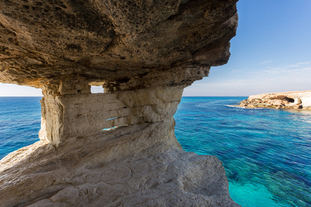 塞浦路斯海洞穴湾现场