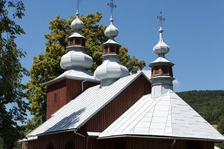 老木东正教教会在 Bartne，Beskids，波兰