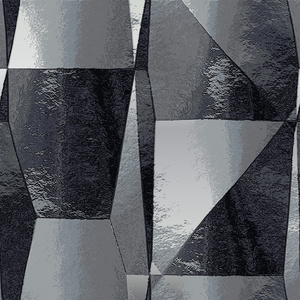 抽象的黑色 银色和白色划痕的背景的拉丝多边形类似于金属箔