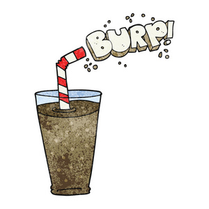 在玻璃质感卡通充气饮料照片