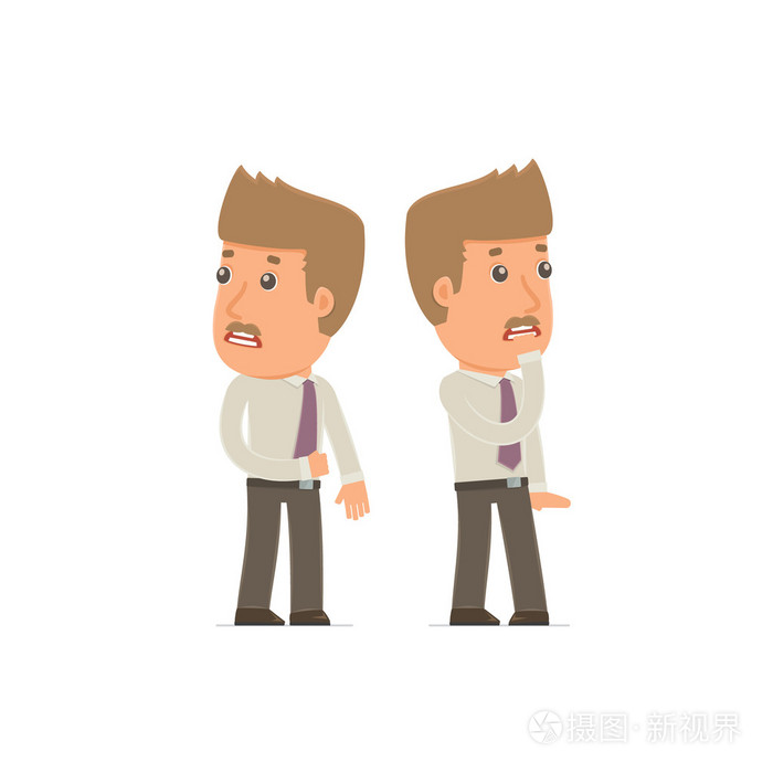 懦弱的性格经纪人听到了什么,非常害怕