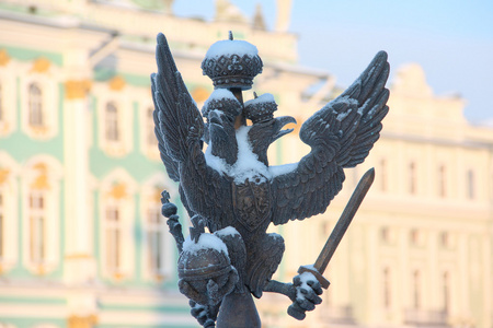 俄罗斯帝国的双头鹰照片