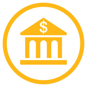 所选的房子符号银行建筑图标照片