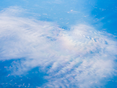 蓝蓝的天空，白云背景