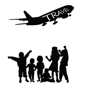 儿童矢量与旅行图片