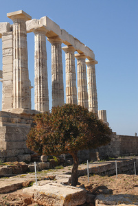 在希腊的海角 sounion