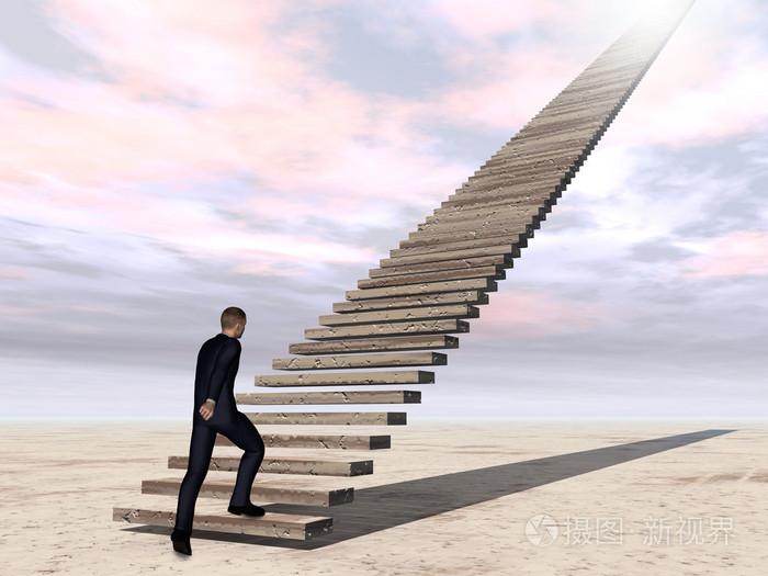 人走路或爬楼梯