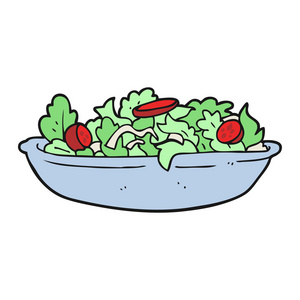 沙拉卡通图片