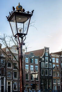 阿姆斯特丹路灯图片