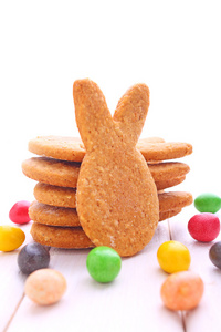 兔子形状的饼干