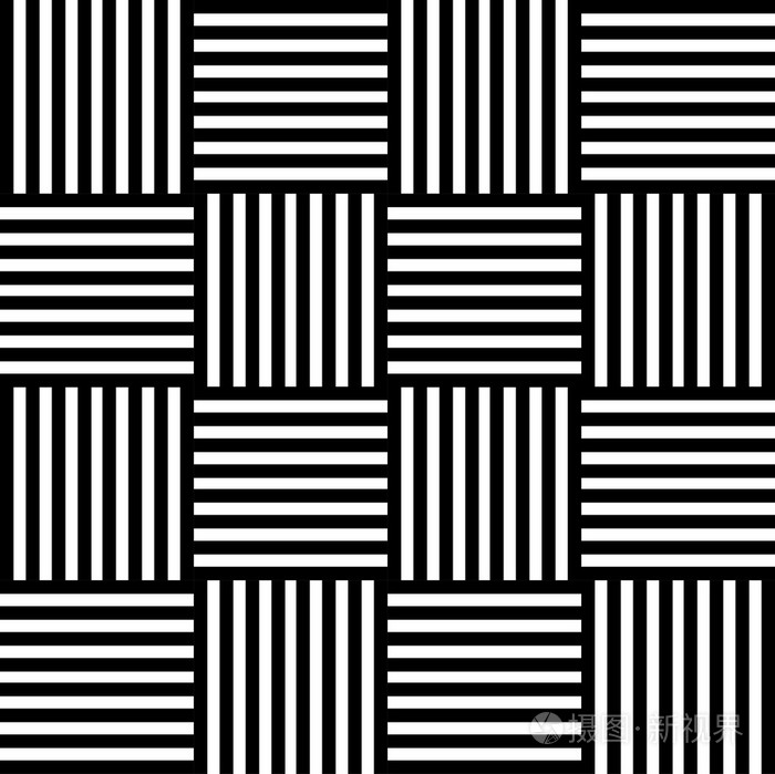 抽象几何重复当代无缝模式设计
