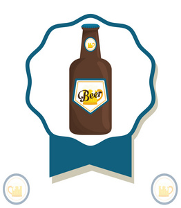 啤酒的图标设计