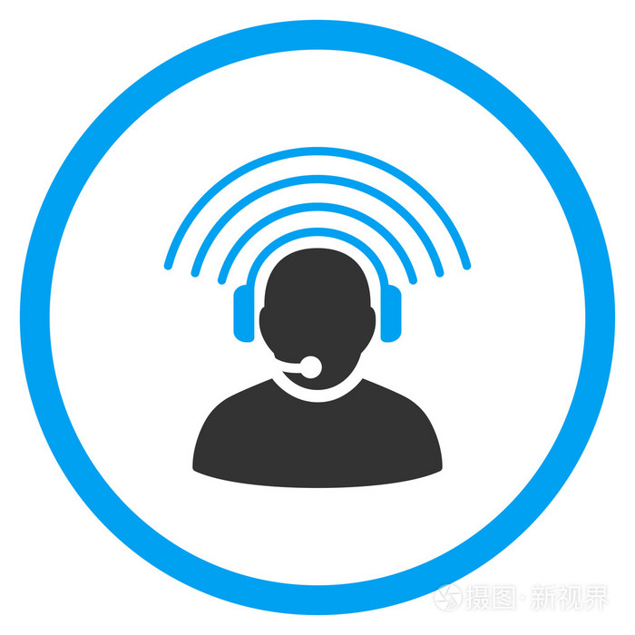 运营商信号圆形的图标