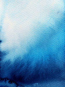 抽象蓝色水彩背景