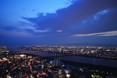 大阪的夜景