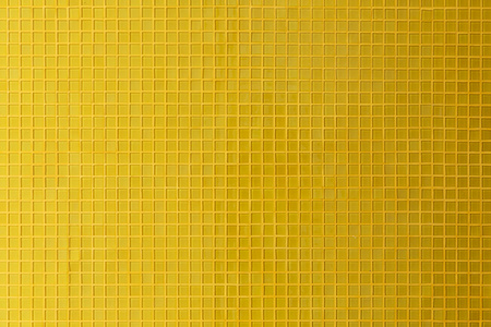 黄色马赛克瓷砖装饰墙房间背景