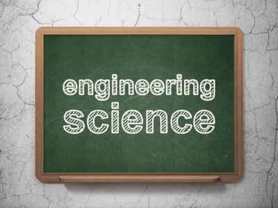 科学概念 工程科学上黑板背景