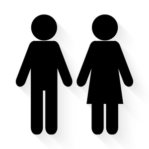 男人和女人的图标