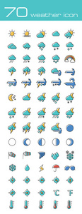 气象天气图标集