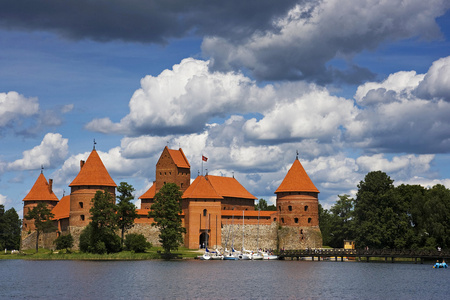 在立陶宛 trakai 的城堡