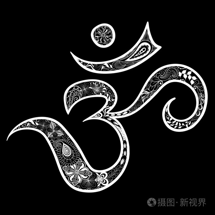 象形文字 om 矢量插画-正版商用图片1ldqbp-摄图新视界