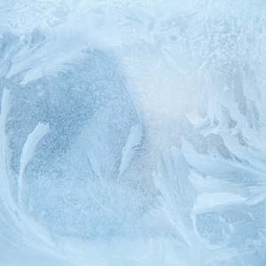 冷淡的背景毛玻璃 磨砂玻璃 霜花玻璃 霜化玻璃窗户上霜花的抽象细节