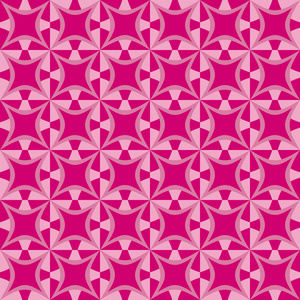 黑暗与光明的粉红色形状的几何图案照片