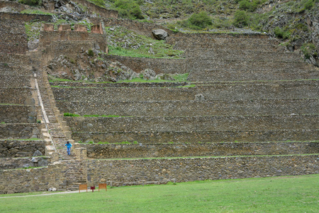 坦，在神圣的山谷，秘鲁印加古堡