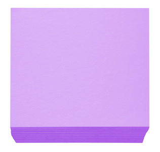 包装的便条纸紫块