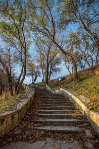 美丽的石头台阶