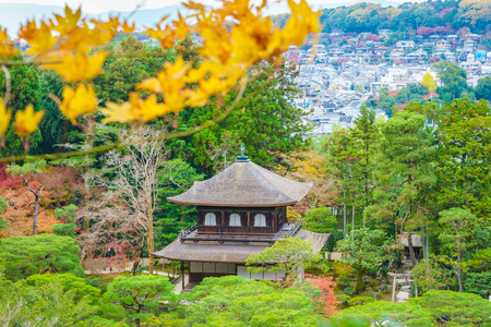 在京都银阁寺