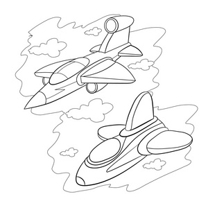 卡通隐形战斗机飞行照片