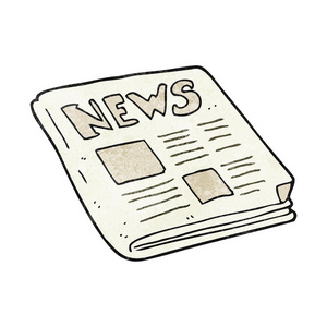 报纸卡通图片
