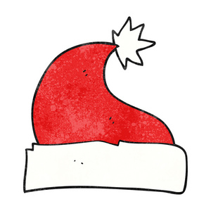 质感的卡通圣诞帽