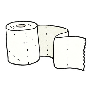 厕所纸简笔画图片