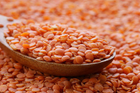 天然有机红扁豆来代替健康的食物