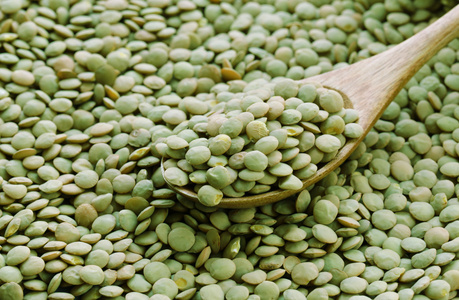健康食品的天然有机绿扁豆