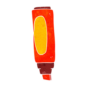 复古卡通记号笔照片